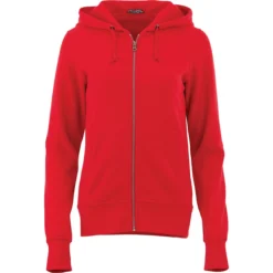 Elevate Women's Team Red Cypress Fleece Zip Hoody