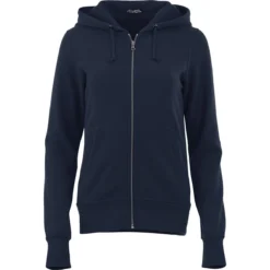Elevate Women's Vintage Navy Cypress Fleece Zip Hoody