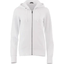 Elevate Women's White Cypress Fleece Zip Hoody