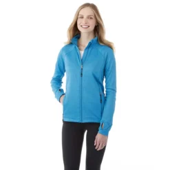Elevate Women's Aspen Blue Kirkwood Knit Jacket -Elevate TM98136 Aspen Blue HTF