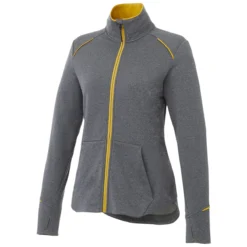 Elevate Women's Yellow/Heather Charcoal Tamarack Full Zip Jacket