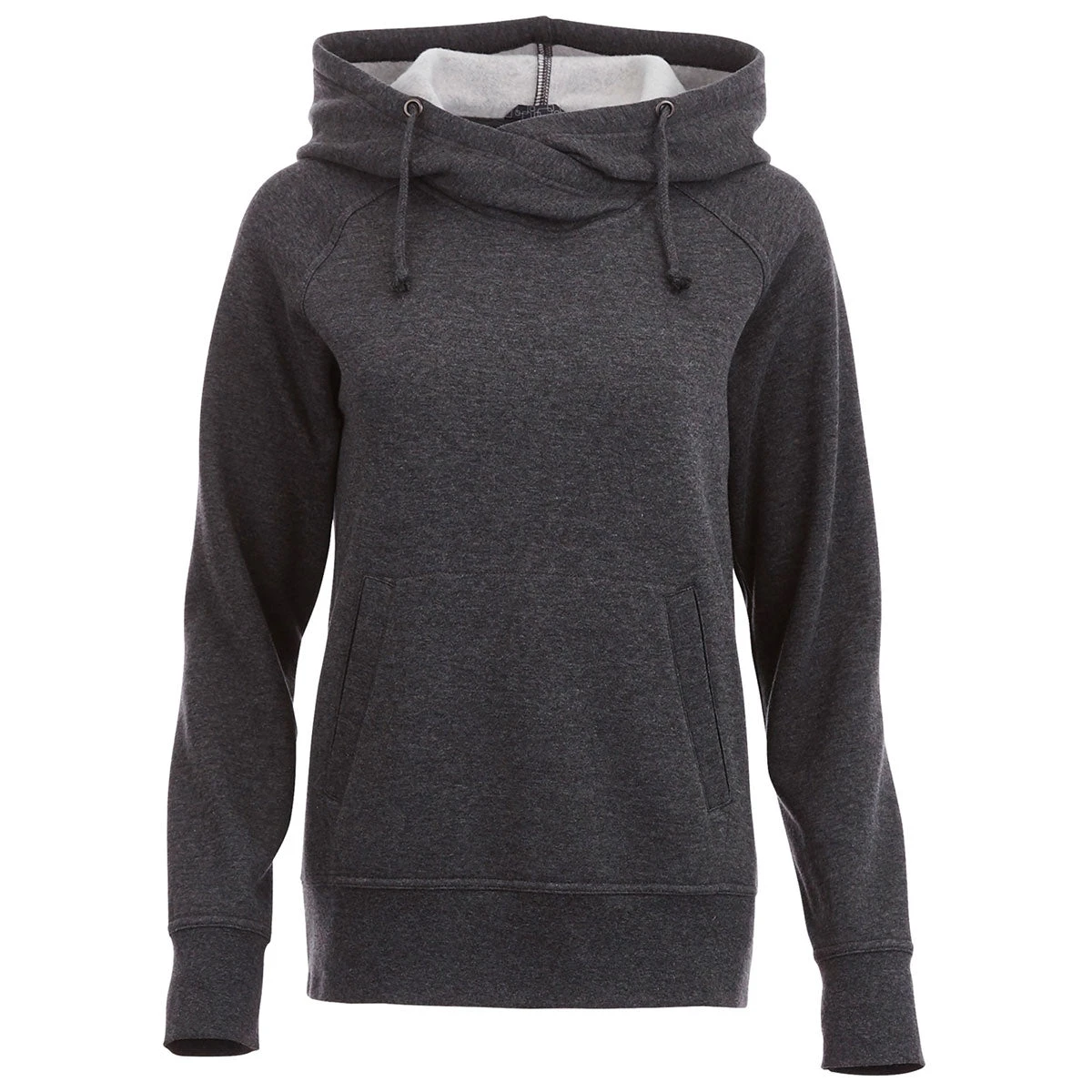 Elevate Women's Heather Dark Charcoal Dayton Fleece Hoody 1 Elevate Women's Heather Dark Charcoal Dayton Fleece Hoody