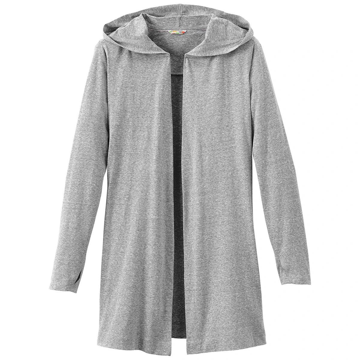 Elevate Women's Heather Grey Ashland Knit Hooded Cardigan 1 Elevate Women's Heather Grey Ashland Knit Hooded Cardigan