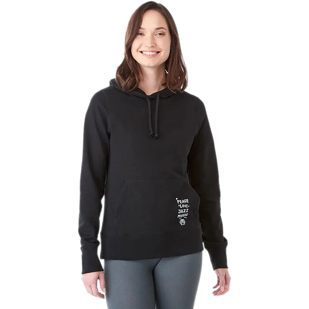 Elevate Women's Black Argus Eco Fleece Hoody 3 Elevate Women's Black Argus Eco Fleece Hoody - Image 3