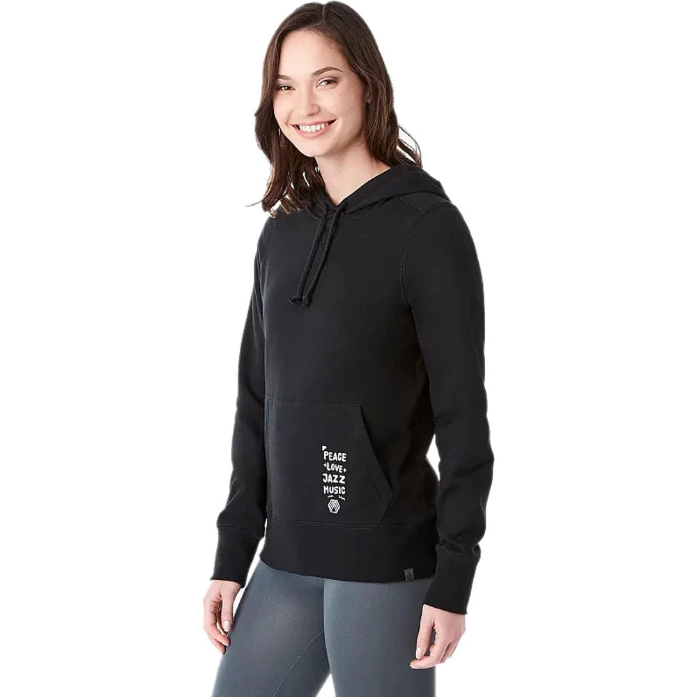 Elevate Women's Black Argus Eco Fleece Hoody 5 Elevate Women's Black Argus Eco Fleece Hoody - Image 5