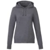 Elevate Women's Heather Dark Charcoal Argus Eco Fleece Hoody