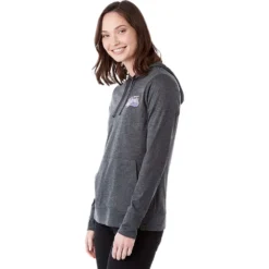 Elevate Women's Heather Dark Charcoal Lavar Eco Knit Hoody 9 Elevate Women's Heather Dark Charcoal Lavar Eco Knit Hoody -Elevate TM98222 Heather Dark Charcoal HTS