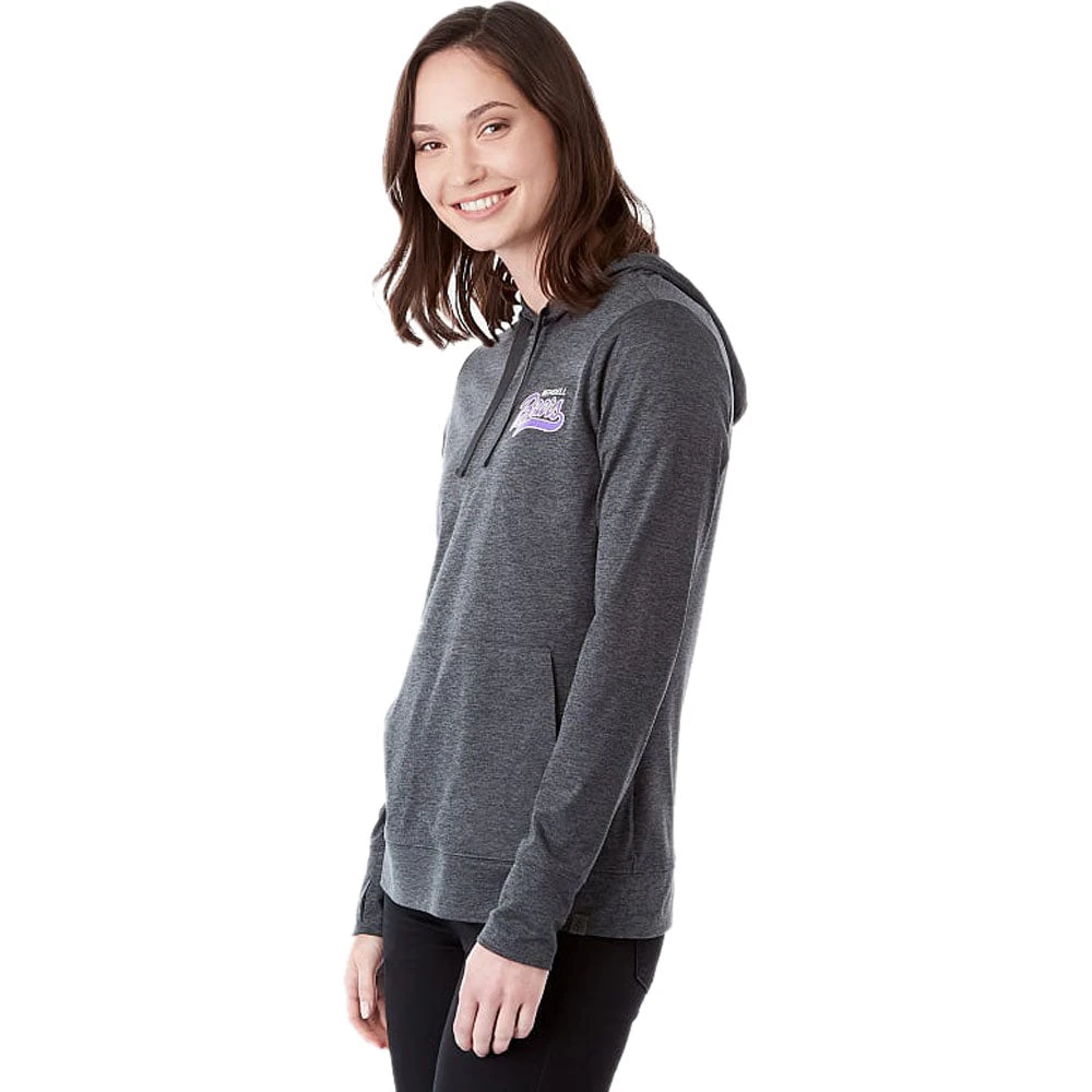 Elevate Women's Heather Dark Charcoal Lavar Eco Knit Hoody 5 Elevate Women's Heather Dark Charcoal Lavar Eco Knit Hoody - Image 5
