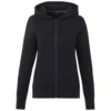 Elevate Women's Black Argus Eco Fleece Full Zip Hoody