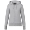 Elevate Women's Heather Grey Argus Eco Fleece Full Zip Hoody