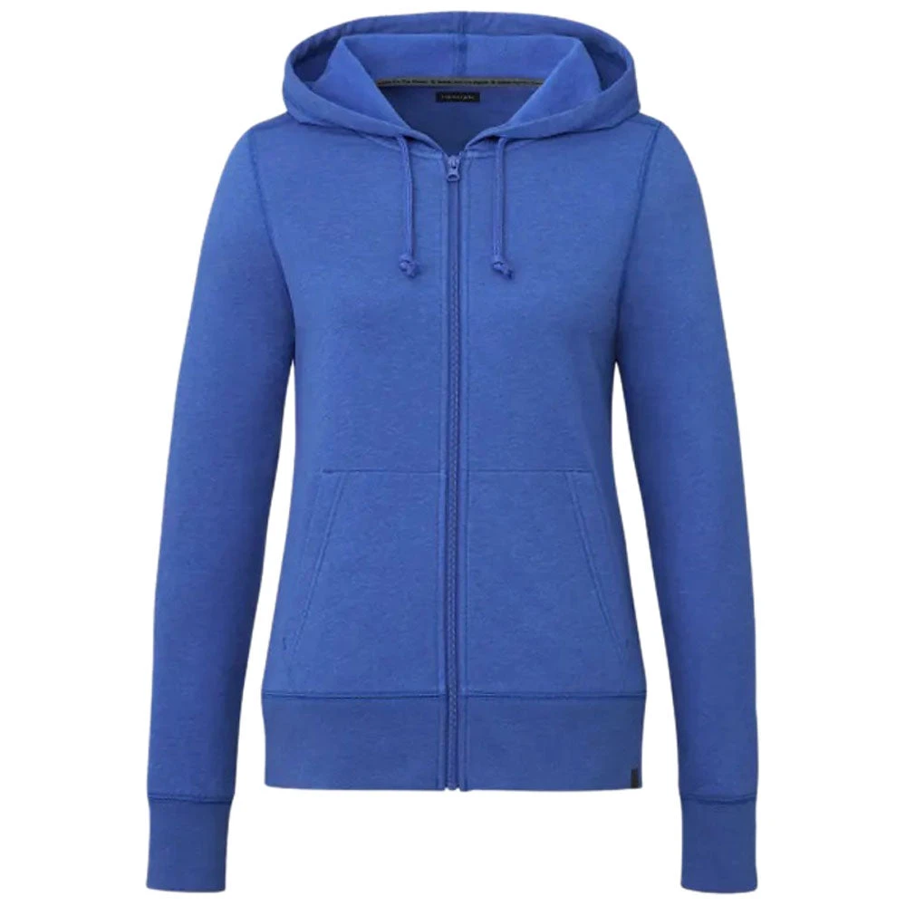 Elevate Women's New Royal Heather Argus Eco Fleece Full Zip Hoody 1 Elevate Women's New Royal Heather Argus Eco Fleece Full Zip Hoody