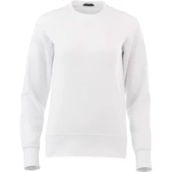 Elevate Women's White Krueger Fleece Crew