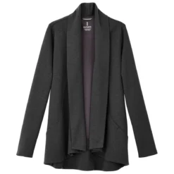 Elevate Women's Heather Dark Charcoal Equinox Knit Blazer