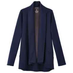 Elevate Women's Metro Blue Heather Equinox Knit Blazer
