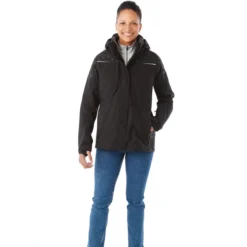 Elevate Women's Black Yamaska 3-IN-1 Jacket -Elevate TM99306 995 HTF
