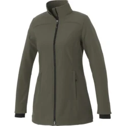 Elevate Women's Amazon Green Vernon Softshell Jacket