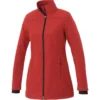 Elevate Women's Team Red Vernon Softshell Jacket