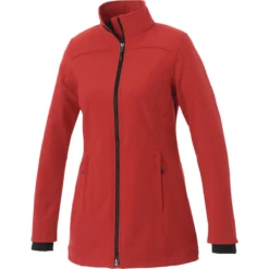Elevate Women's Team Red Vernon Softshell Jacket