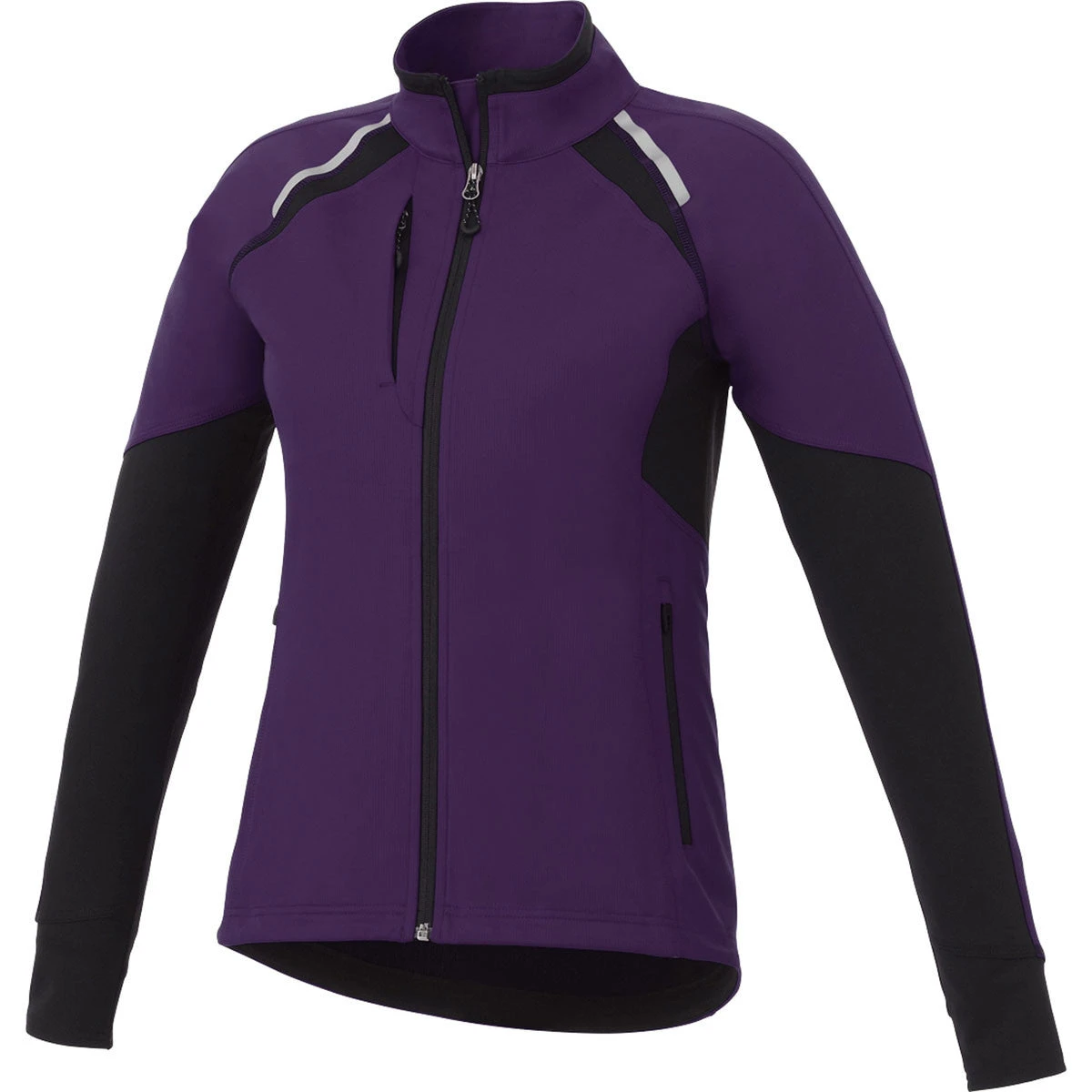 Elevate Women's Dark Plum Sitka Hybrid Softshell Jacket 1 Elevate Women's Dark Plum Sitka Hybrid Softshell Jacket