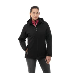 Elevate Women's Black Bryce Insulated Softshell Jacket -Elevate TM99531 Black HTF