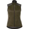Elevate Women's Loden/Black Smoke Heather Nasak Hybrid Softshel Vest