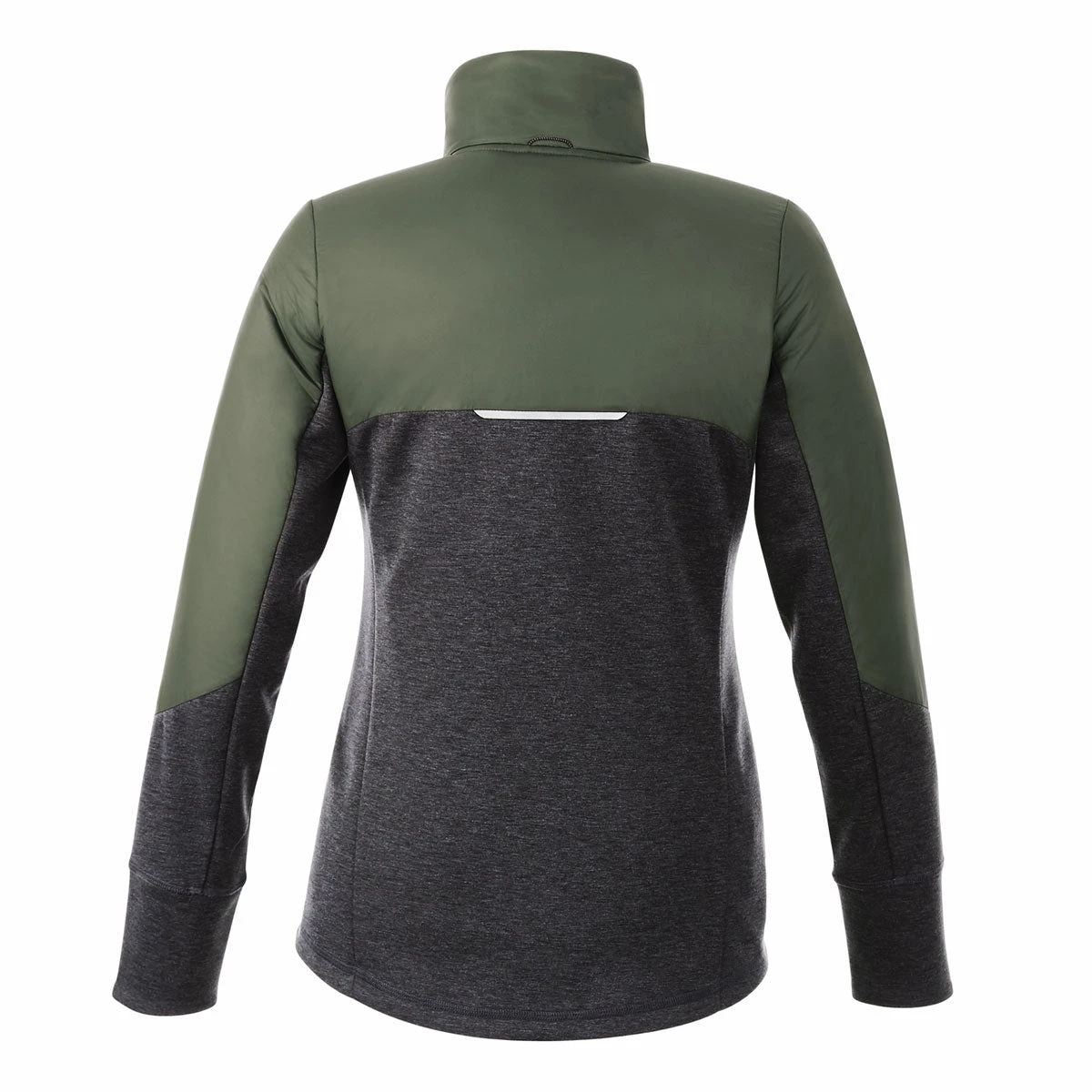 Elevate Women's Loden/Heather Dark Charcoal Fernie Hybrid Insulated Jacket 2 Elevate Women's Loden/Heather Dark Charcoal Fernie Hybrid Insulated Jacket - Image 2