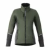 Elevate Women's Loden/Heather Dark Charcoal Fernie Hybrid Insulated Jacket