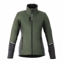 Elevate Women's Loden/Heather Dark Charcoal Fernie Hybrid Insulated Jacket