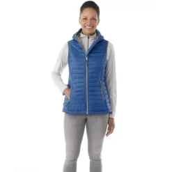Elevate Women's Olympic Blue Junction Packable Insulated Vest -Elevate TM99556 431 HTF