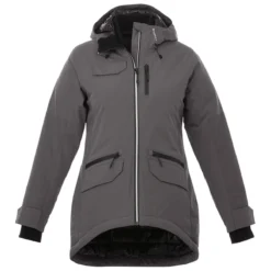 Elevate Women's Grey Storm Breckenridge Insulated Jacket